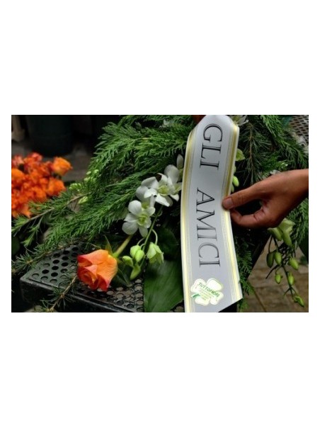 Nastro Ceremony Coronella 100mm - bianco