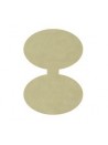 Etichetta Doppio ovale - 35x25mm 1000 etichette
