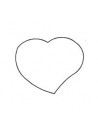 Etichetta Cuore - 35x28mm 1000 etichette