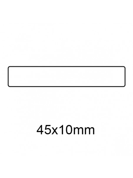 Etichette in pvc trasparenti 45x10 1000 pezzi