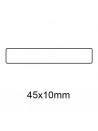 Etichette in pvc trasparenti 45x10 1000 pezzi