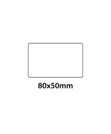 Etichette in pvc  trasparenti 80x50mm 1000 pezzi