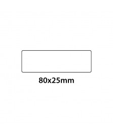 Etichette in pvc trasparenti 80x25mm 650 pezzi
