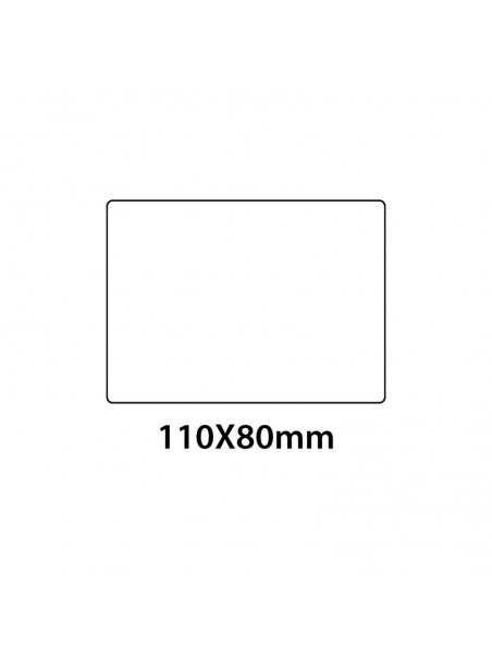 Etichette in pvc trasparenti 110x80mm 750 pezzi