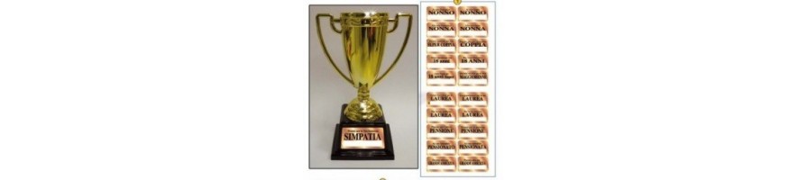 Etichette premiazioni